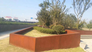 云龙耐候钢挡土墙